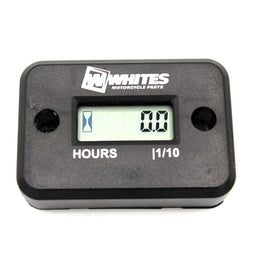 Whites Hour Meter - Black