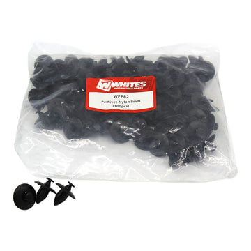 Whites Nylon Pry Rivets - 8mm (100 Pack)