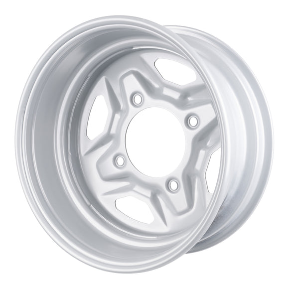 Whites ATV/UTV Steel Rim 14x6 Polaris Front 4/156 +40.2 - Silver