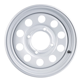 Whites ATV/UTV Steel Rim 14x6 Can-Am Front 4/137 +13 - Silver