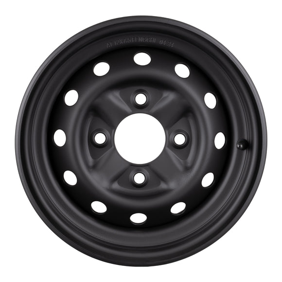 Whites ATV/UTV Steel Rim 12x7.5 CF-Moto Rear 4/110 +46.5 - Black