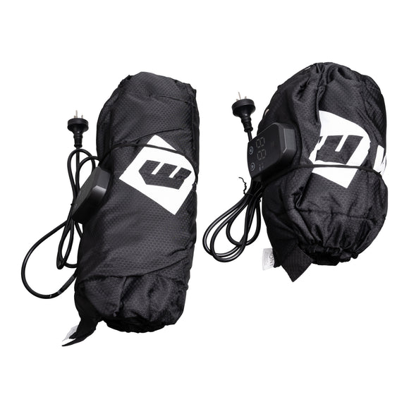 WMP Tyre Warmer C7 Digital 30-90°C 120/180-195 Pair - Black