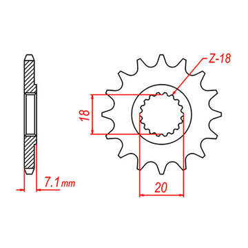 XAM Sprocket Kit Suzuki RM125/RMZ250 12/50