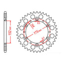 XAM Sprocket Kit Yamaha TT250 R '93-'95 - 520AX 14/43