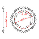 XAM Sprocket Kit BMW F650GS '08-'12 X-Ring 17/42