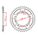 XAM Sprocket Kit Honda CBR600 '97/'98 X-Ring Gold 15/43