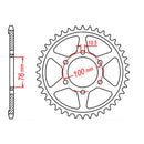 XAM Sprocket Kit Suzuki GSX1100FL '90-'96 X-Ring(530) 15/52