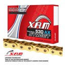 XAM Sprocket Kit Triumph Speed Triple 1050i '12-'15 X-Ring Gold 18/43