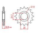 XAM Sprocket Kit Yamaha R6 '06-'15 X-Ring Gold 16/45