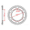 XAM Sprocket Kit Yamaha YZF-R1 '09-'14 X-Ring Gold 17/47