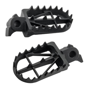 Zeta Wide Chromoly Mid Foot Pegs - Yamaha YZ125 / YZ250 / YZ250F / WR250F / WR45