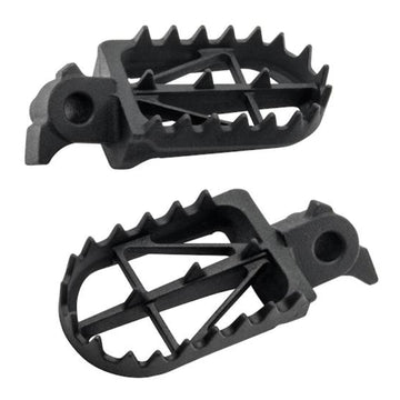 Zeta Wide Chromoly Mid Foot Pegs - Yamaha YZ125 / YZ250 / YZ250F / WR250F / WR45