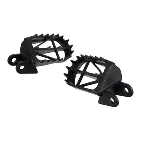 Zeta Wide Chromoly Mid Foot Pegs - Kawasaki KLX250 / KLX300 / D-Tracker