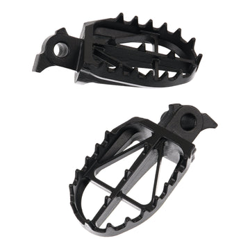 Zeta Wide Chromoly Ultra-Wide Foot Pegs - Yamaha YZ125 / YZ250 ('99-) / YZ250F /