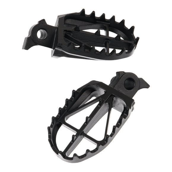 Zeta Wide Chromoly Ultra-Wide Foot Pegs - Yamaha YZ125 / YZ250 ('99-) / YZ250F /