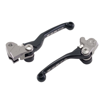 Zeta Pivot Lever Set FP - Kawasaki KX250F / KX450F ('05-'12) - Black