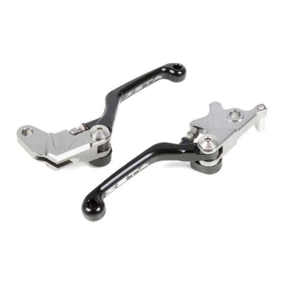 Zeta Pivot Lever Set CP 3-Finger - Suzuki DR250R / DR-Z400S / DR-Z400SM - Black