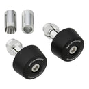 Zeta Bar End Sliders (2 Pack) - Black