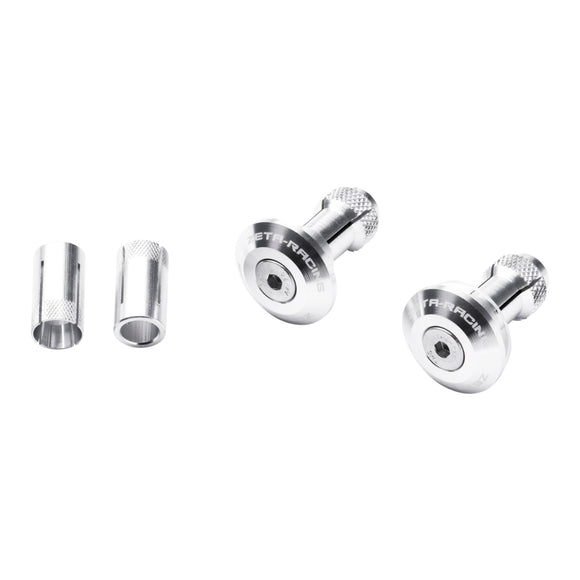 Zeta Bar End Plugs 29mm (2 Pack) - Silver