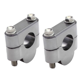 Zeta Handlebar Rise Kit 19mm Height - 22.2mm Bar - Titanium