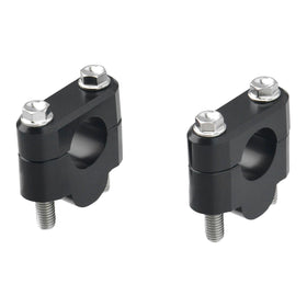 Zeta Handlebar Rise Kit 19mm Height - 22.2mm Bar - Black