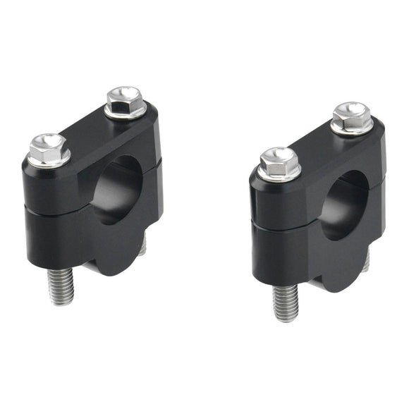 Zeta Handlebar Rise Kit 19mm Height - 22.2mm Bar - Black