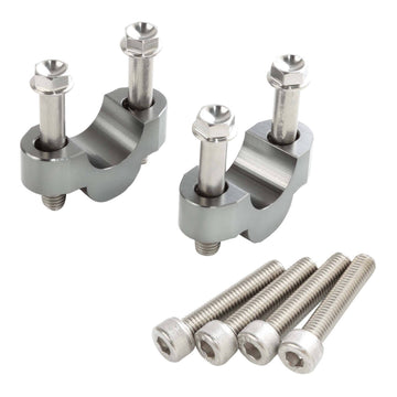 Zeta Handlebar Rise Spacer 14mm Height - 22.2mm Bar - Titanium