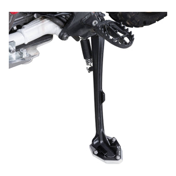 Zeta Side Stand Extender - Black / Silver - Honda CRF1000L Africa Twin / Adventu