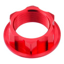 Zeta Steering Stem Nut - Kawasaki/Honda KX/CRF - Red