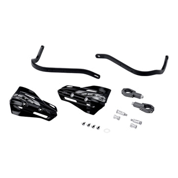 Zeta Armour XC Handguard Kit for 28.6mm Handlebars - Black / Black