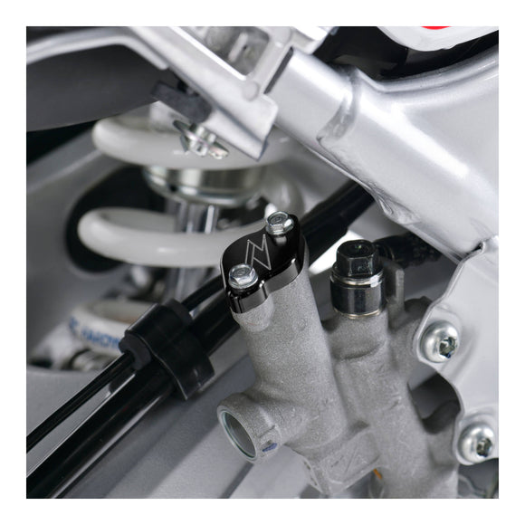Zeta Rear Brake Reservoir Cover - Yamaha YZ / YZF, WRF, WR250R / WR250X - Black