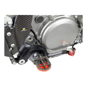 Zeta Trigger Brake Pedal - Suzuki DR-Z400 / DR-Z400SM - Red